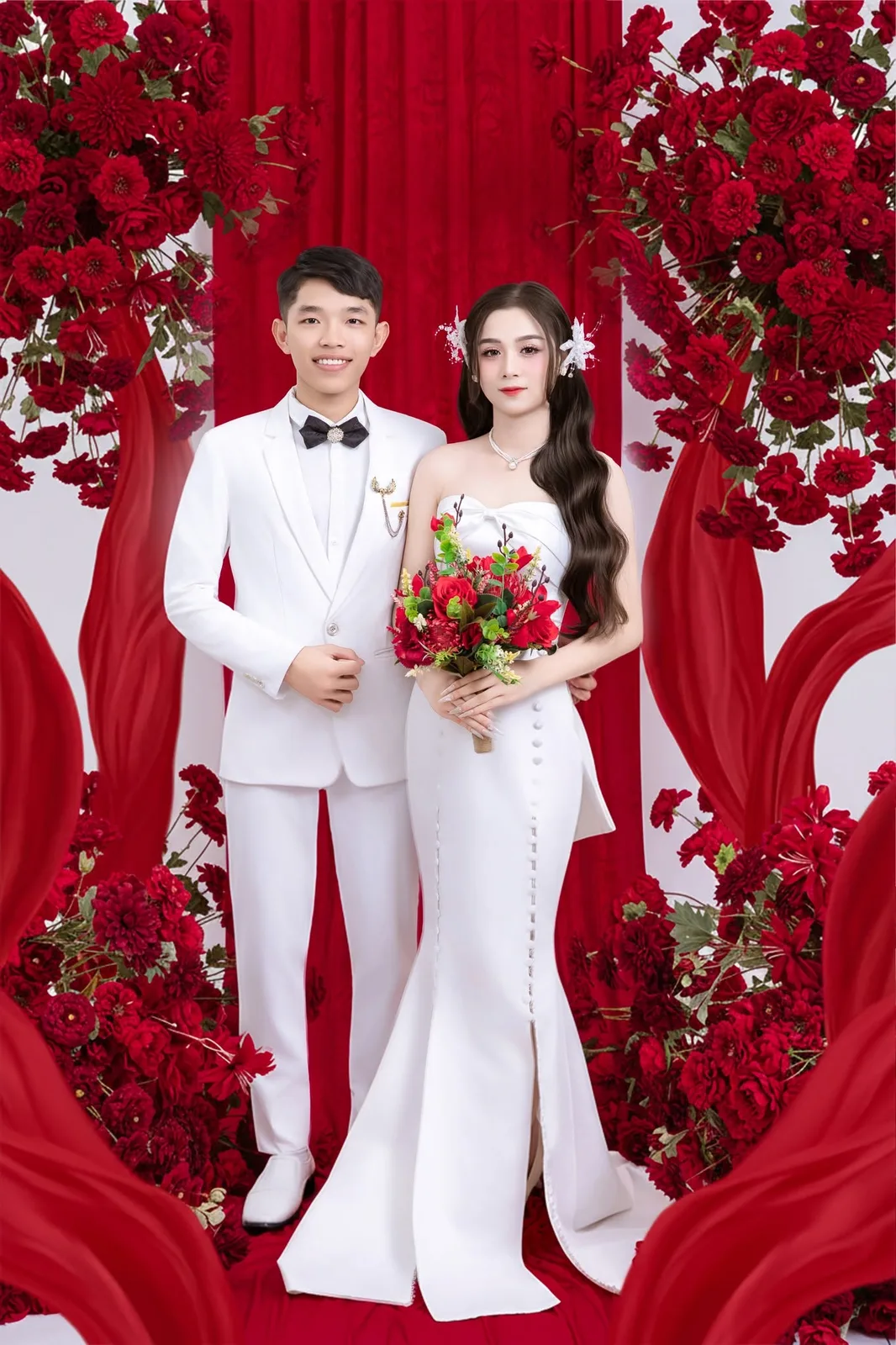 Ảnh cưới ngoại cảnh ngoài trời