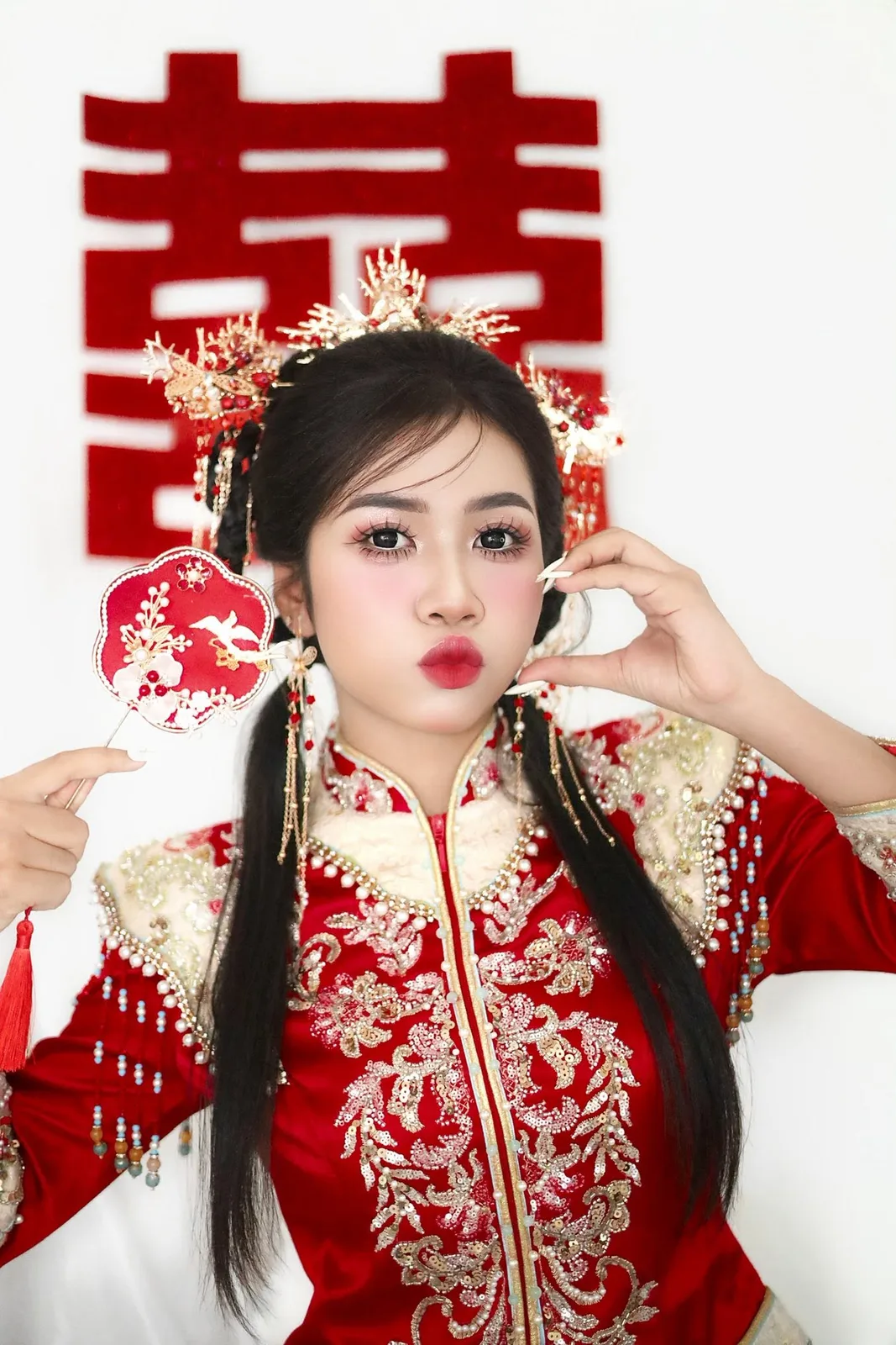 Ảnh chân dung cô dâu